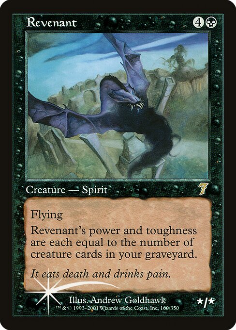 Revenant - Seventh Edition Rare Card