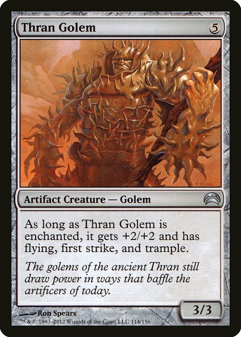 Thran Golem - Planechase 2012 Uncommon Card