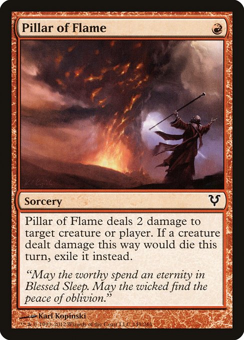 Pillar of Flame - Avacyn Restored Common Card