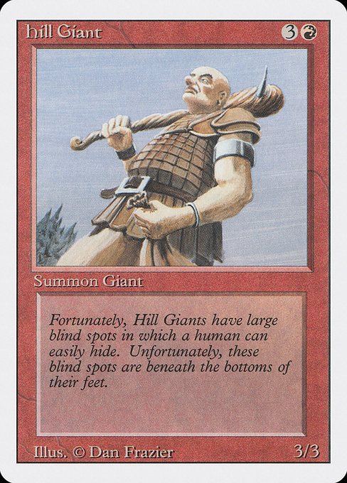 Hill Giant - Revised Edition Common Card