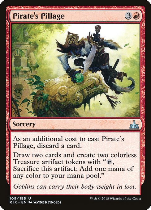 Pirate's Pillage - Rivals of Ixalan Uncommon Card