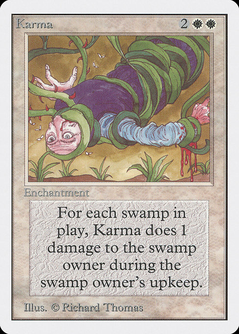 Karma - Unlimited Edition Uncommon Card