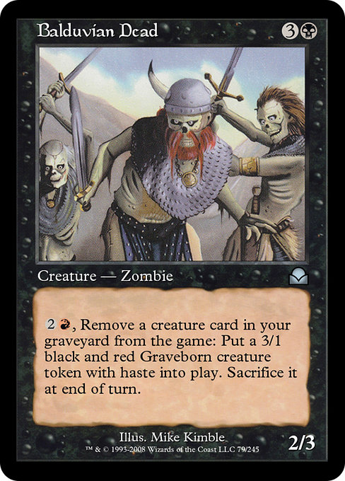 Balduvian Dead - Masters Edition II Uncommon Card
