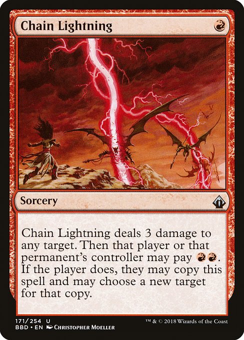 Chain Lightning - Battlebond Uncommon Card