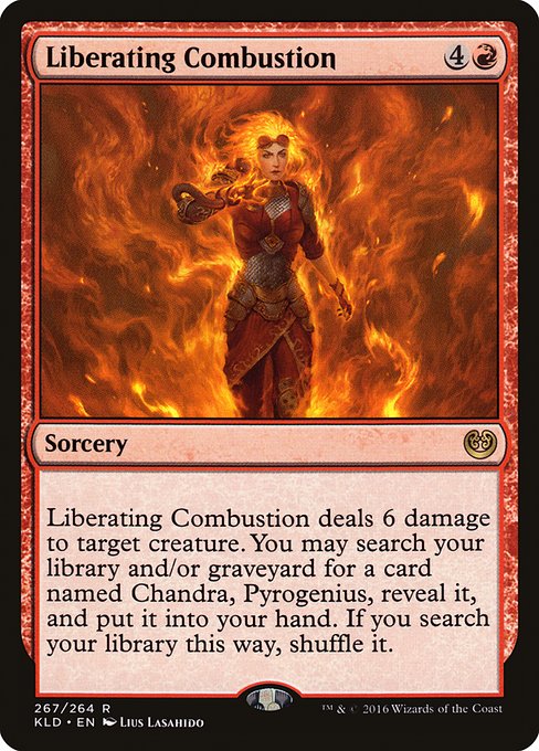 Liberating Combustion - Kaladesh Rare Card