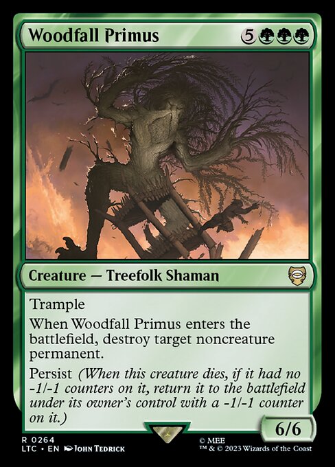 Woodfall Primus - Tales of Middle-earth Commander Rare Card