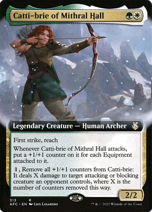 Catti-brie of Mithral Hall - Forgotten Realms Commander Rare Card
