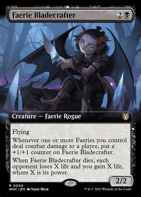 Faerie Bladecrafter - Wilds of Eldraine Commander Rare Card