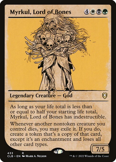 Myrkul, Lord of Bones - Commander Legends: Battle for Baldur's Gate Rare Card