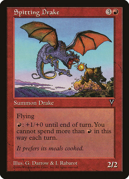 Spitting Drake - Visions Uncommon Card