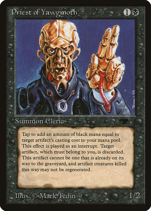 Priest of Yawgmoth - Antiquities Common Card