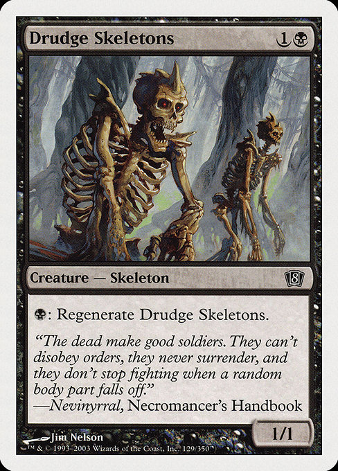 Drudge Skeletons - Eighth Edition Common Card