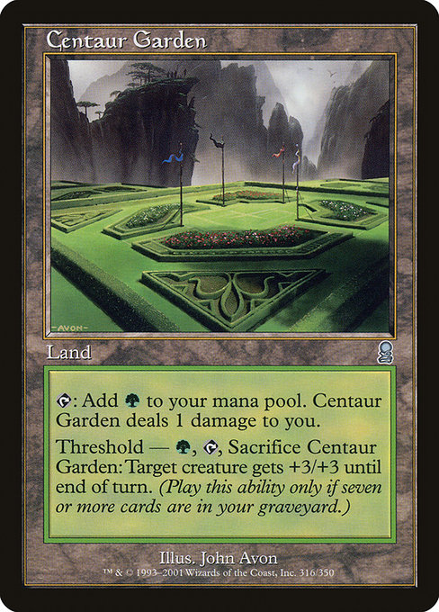 Centaur Garden - Odyssey Uncommon Card