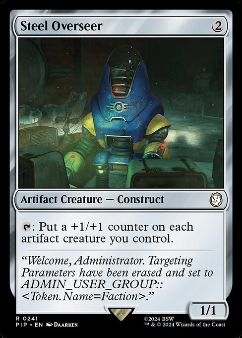 Steel Overseer - Fallout Rare Card