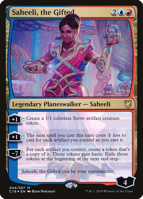 Saheeli, the Gifted - Commander 2018 Mythic Card