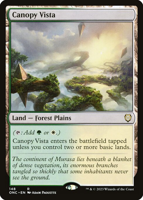 Canopy Vista - Phyrexia: All Will Be One Commander Rare Card