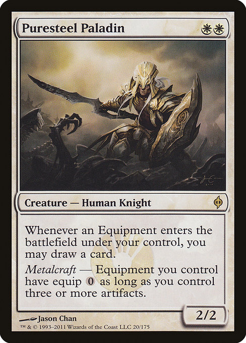 Puresteel Paladin - New Phyrexia Rare Card