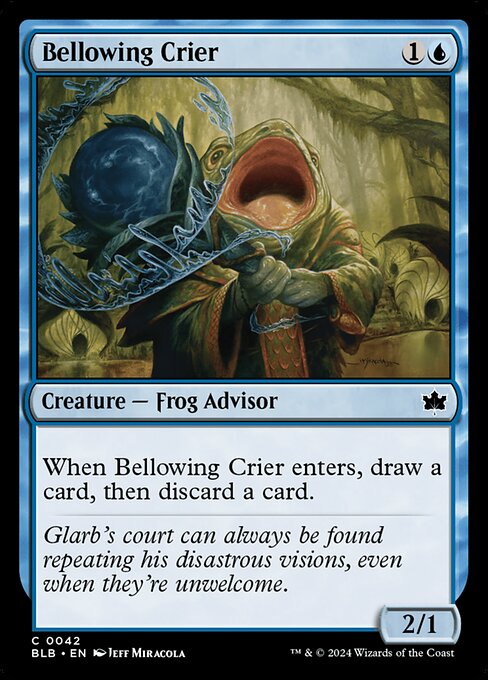 Bellowing Crier - Bloomburrow Common Card