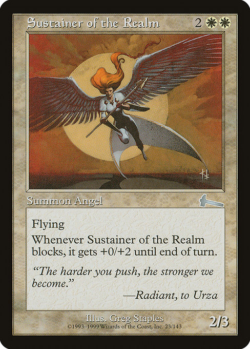 Sustainer of the Realm - Urza's Legacy Uncommon Card