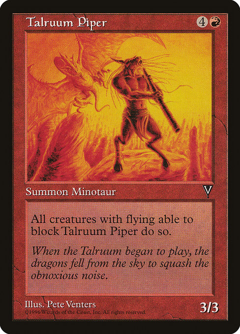 Talruum Piper - Visions Uncommon Card