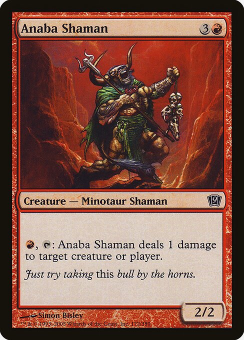 Anaba Shaman - Ninth Edition Common Card