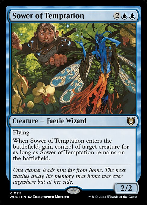 Sower of Temptation - Wilds of Eldraine Commander Rare Card