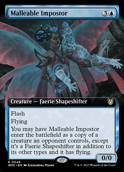 Malleable Impostor - Wilds of Eldraine Commander Rare Card