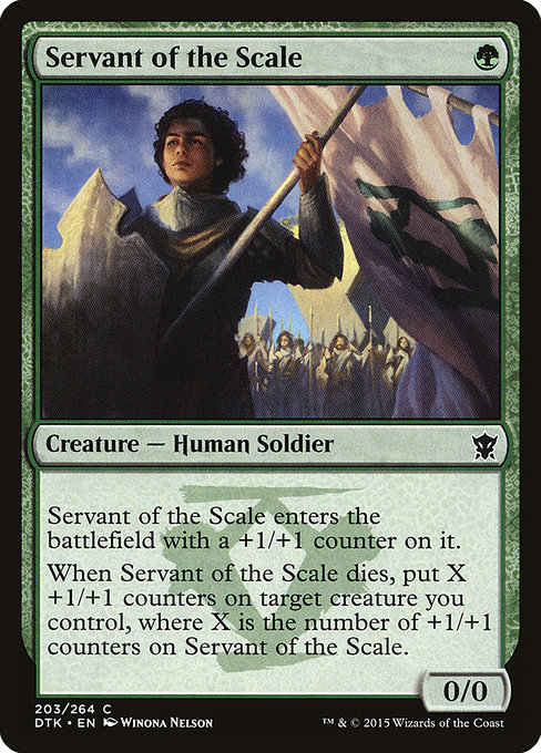 Servant of the Scale - Dragons of Tarkir Common Card