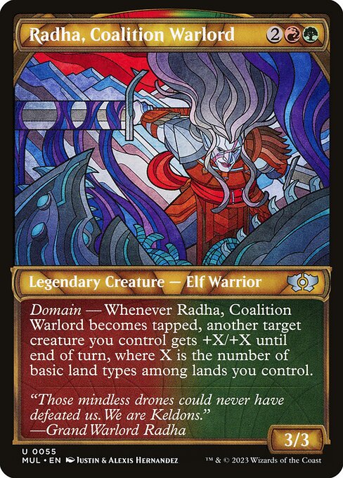Radha, Coalition Warlord - Multiverse Legends Uncommon Card