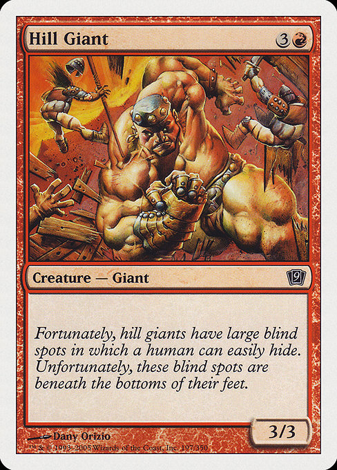 Hill Giant - Ninth Edition Common Card