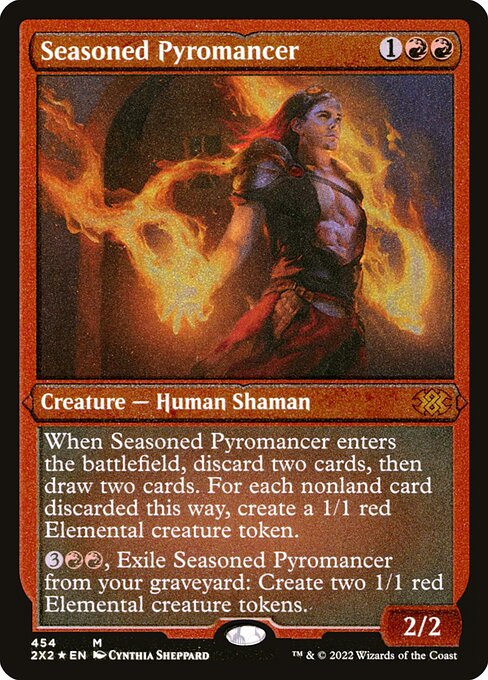Seasoned Pyromancer - Double Masters 2022 Mythic Card