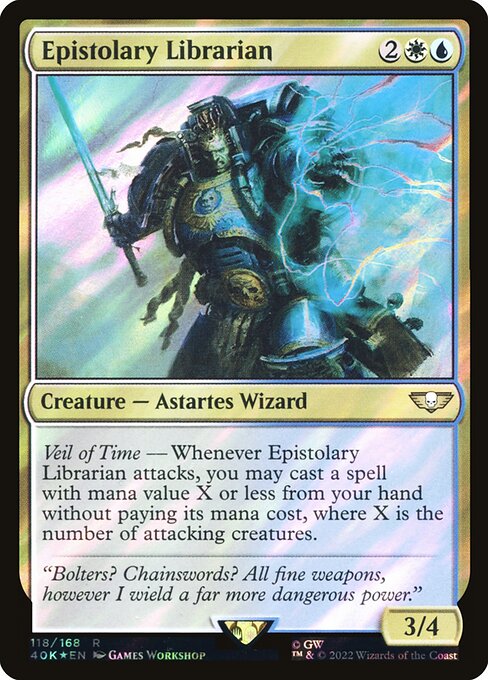 Epistolary Librarian - Warhammer 40,000 Commander Rare Card