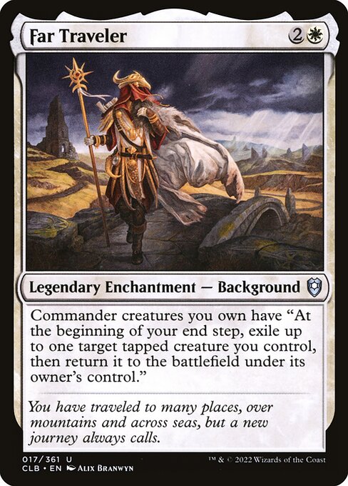 Far Traveler - Commander Legends: Battle for Baldur's Gate Uncommon Card