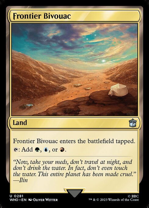 Frontier Bivouac - Doctor Who Uncommon Card