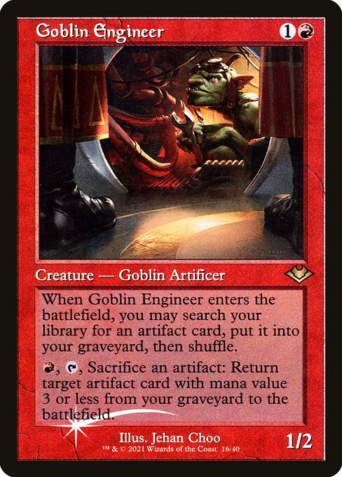 Goblin Engineer - Modern Horizons 1 Timeshifts Rare Card