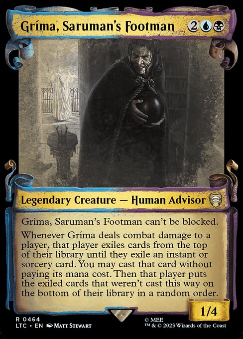 Gríma, Saruman's Footman - Tales of Middle-earth Commander Rare Card