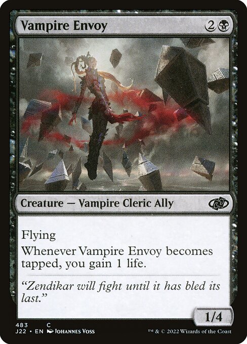 Vampire Envoy - Jumpstart 2022 Common Card