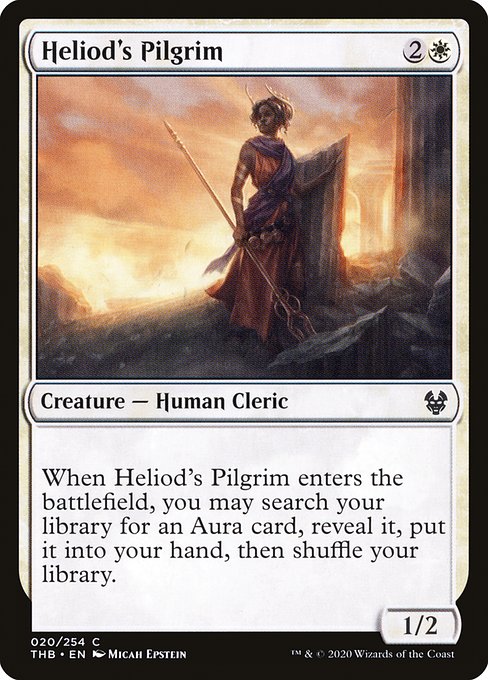 Heliod's Pilgrim - Theros Beyond Death Common Card