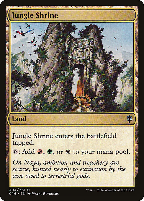 Jungle Shrine - Commander 2016 Uncommon Card
