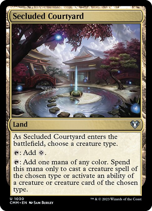Secluded Courtyard - Commander Masters Uncommon Card