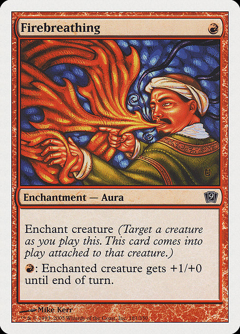 Firebreathing - Ninth Edition Common Card