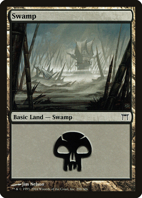 Swamp - Champions of Kamigawa Common Card