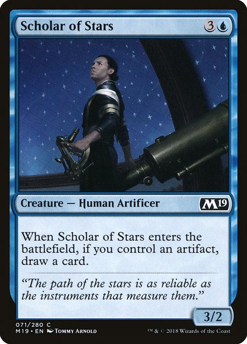 Scholar of Stars - Core Set 2019 Common Card
