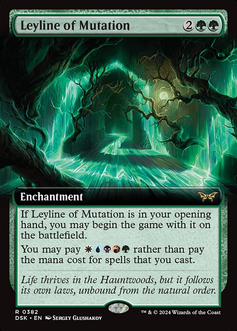 Leyline of Mutation - Duskmourn: House of Horror Rare Card