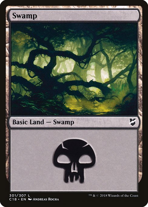 Swamp - Commander 2018 Common Card
