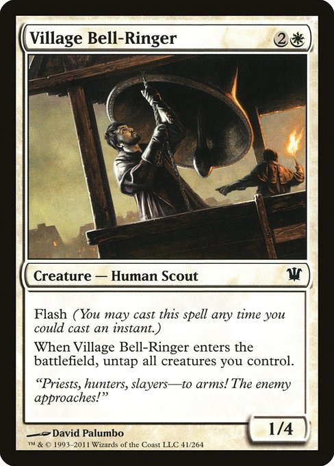 Village Bell-Ringer - Innistrad Common Card