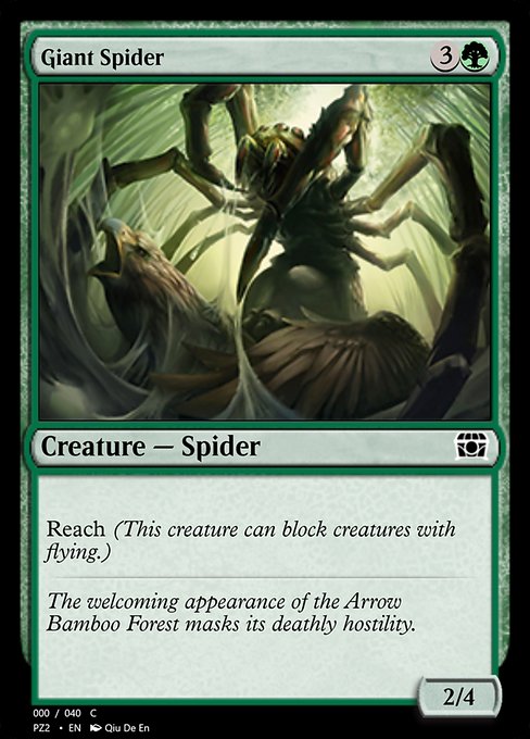 Giant Spider - Treasure Chest Common Card