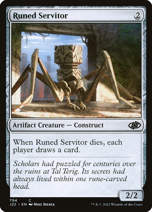 Runed Servitor - Jumpstart 2022 Common Card