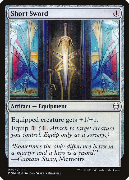 Short Sword - Dominaria Common Card