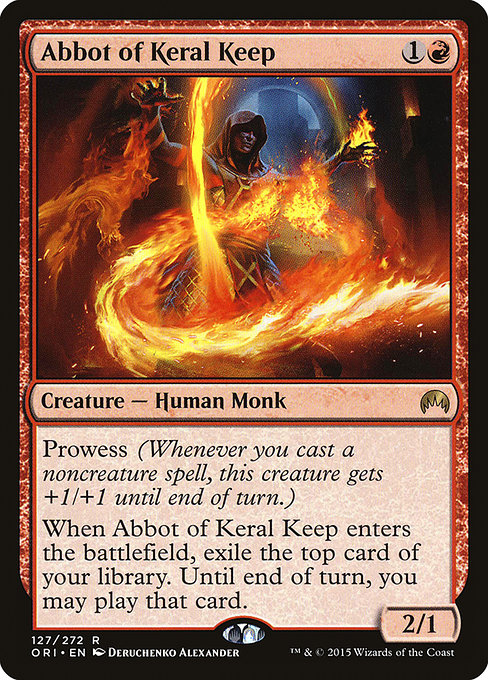 Abbot of Keral Keep - Magic Origins Rare Card